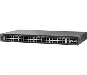 Cisco SF250-48 / przełącznik / 4X 10-100 RJ-45 / 2x Combo Gbit / 2x SFP / USB / QoS / VLAN