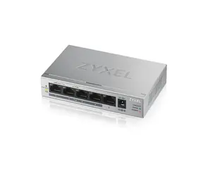 ZyXEL GS1005- HP / 5- Port przełącznik desktopowy / 5x GLAN / 4X PoE / PoE 60W