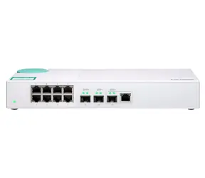 QNAP QSW-308-1C / Przełącznik 8xGb / 3x10Gb SFP+ / 1x combo 10GbE RJ45/SFP+ / 76 Gbps