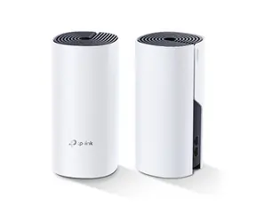 TP-LINK Deco P9 (2 szt.) biały / system Wi-Fi MESH AC1200 + AV1000 / 2,4 GHz 300 Mbps / 5 GHz 867 Mbps / 2x GLAN