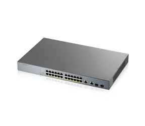 ZyXEL GS1350-26HP / 26- Port przełącznik / 100|1000 Mbps / PoE / 2x combo RJ-45 | SFP