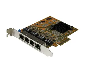 Karta StarTech ST1000SPEX43 / Gigabit LAN / 4X RJ45 / PCI Express 