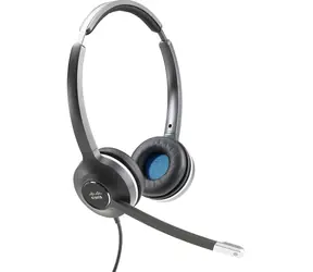 Zestaw słuchawkowy Cisco 522 USB-A szary / zestaw słuchawkowy / dwustronna słuchawka / mikrofon / gniazdo 3,5 mm / adapter USB-A 