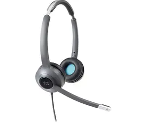 Zestaw słuchawkowy Cisco Headset 562 w kolorze czarnym (bez bazy) / zestaw słuchawkowy bezprzewodowy / słuchawka dwustronna / mikrofon / DECT
