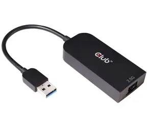 Adapter sieciowy USB Club3D USB 3.2 Gen1 TYPE A na LAN (RJ45) / 2,5 Gb/s