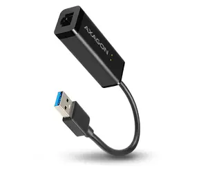 Axagon ADE-SR, USB-A 3.2 Gen 1 - karta sieciowa Gigabit Ethernet, instalacja automatyczna, czarna