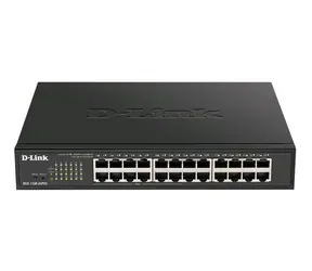 SMART przełącznik zarządzalny D-Link 24- Port Gigabit PoE / 24x GLAN / 12x LAN PoE / PoE 100W
