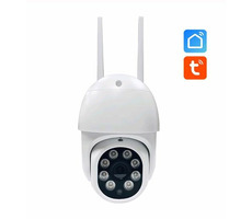Zewnętrzna obrotowa kamera IP Solight 1D76 biała / 2MP / 1920x1080 / 22fps / gniazdo kart microSD