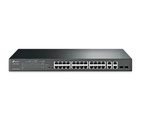 TP-LINK TL-SL2428P / Przełącznik SMART / 24x100Mbps / 4x1Gbps / PoE+