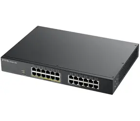ZyXEL GS1900-24EP / Switch zarządzalny / 10|100|1000Mbps / 24x GLAN / Qos / VLAN / PoE 130W