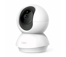 TP-LINK Tapo C210 biała / Kamera IP do użytku wewnętrznego / 3MP / kąt widzenia 360° / mikrofon i głośnik / IR / Wi-Fi / microSD