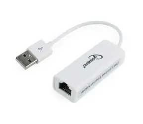 Gembird NIC-U2-02 Adapter USB RJ45 biały / USB-A 2.0 (M) na RJ-45 (F) / 100 Mbps
