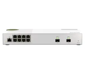 QNAP QSW-M2108-2S / Przełącznik do komputerów stacjonarnych / 8x 2,5GbE + 2x SFP+ / Qos / VLAN