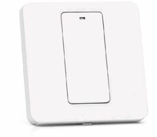 Inteligentny przełącznik ścienny Meross MSS510HK (HomeKit) biały / Wi-Fi / sygnalizacja LED / jeden przycisk