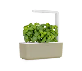 Click And Grow SMART Garden 3 beżowy / Inteligentna doniczka / automatyczne nawadnianie / 3x kapsułki uprawowe (bazylia)