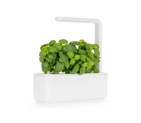 Click And Grow SMART Garden 3 biały / Inteligentna doniczka / automatyczne nawadnianie / 3x kapsułki uprawowe (bazylia)