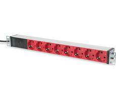 Digitus DN-95410- R 12V / aluminiowa PDU / 8x Schuko / 2m / 1U / 10A