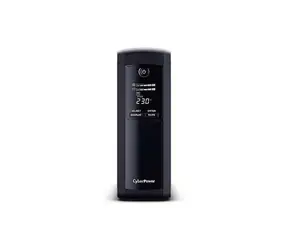 Seria CyberPower Value Pro GreenPower UPS czarny / 1200VA / 720 W / Czechy gniazda / LCD
