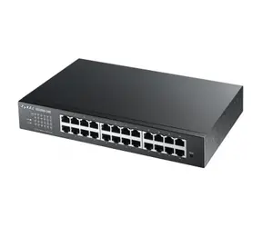 ZyXEL GS1900-24E / Przełącznik SMART zarządzany / 24x GbE RJ-45 / VLAN / QoS