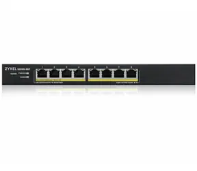 ZyXEL GS1915-8EP / 8- Port przełącznik / 8x GbE RJ-45 / PoE 802.3at