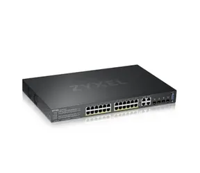 ZyXEL GS2220-28HP / Switch / 10|100|1000Mbps / 24x GLAN / 4X combo SFP / PoE+ 375W