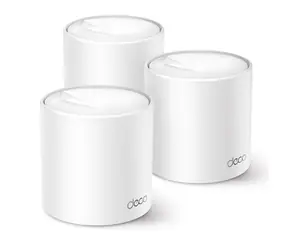 TP-LINK Deco X50 (3 szt.) / System Wi-Fi MESH AX3000 / 2,4 GHz - 574 Mb/s / 5 GHz - 2402 Mb/s / 3x GLAN 