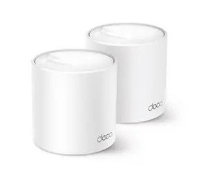 TP-LINK Deco X50 (2 szt.) / System Wi-Fi MESH AX3000 / 2,4 GHz - 574 Mb/s / 5 GHz - 2402 Mb/s / 3x GLAN