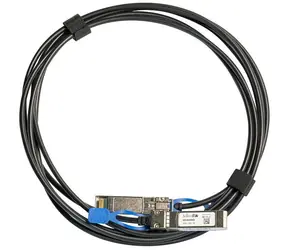 Mikrotik XS+DA0001 Patchcord / 1 10 25Gbps / SFP SFP+ SFP28 / 2x moduł MiniGBIC / kabel DAC / 1m