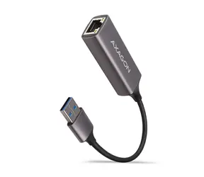 Axagon ADE-TR, USB-A 3.2 Gen 1 - karta sieciowa Gigabit Ethernet, automatyczna instalacja, tytanowa szarość
