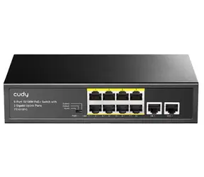 Cudy FS1010PG Switch PoE / 8x RJ45 PoE / 2x RJ45 / 120W