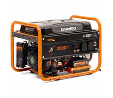 Generator benzynowy Daewoo GDA3500DFE / 3,2 kW / 2x 230 V / 18 l