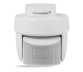 Detektor ruchu Homematic IP PIR z czujnikiem jasności - zewnętrzny / zasięg do 12m / IP44 / 2x AA
