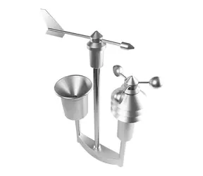 Homematic IP Meteo sensor Pro / Mierzy temperaturę (-20 - +55 °C) / wilgotność (1 - 99%) / prędkość wiatru, światło i opady / 3x AA