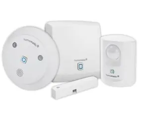 Zestaw startowy Homematic IP - Bezpieczeństwo / 1x Jednostka centralna HmIP-HAP z czujnikiem ruchu, syreną okienną i wewnętrzną