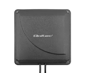 Antena zewnętrzna Qoltec 57041 4G LTE 35dBi czarna / DUAL / 2x SMA (M) 