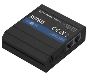 Teltonika RUT241 / Router przemysłowy / 10 100 Mbs / 1x LAN / 1x WAN