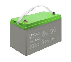 Bateria żelowa Qoltec Deep Cycle 53077 / Akumulator / 12V / 100Ah