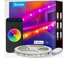 Taśma LED Govee WiFi RGBIC SMART PRO 5m - supertrwała / 24W / 650 lm / RGBIC / BT / WiFi
