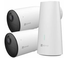 Ezviz Kit HB3-B2 biały / System kamer / 2x Kamera IP / Bullet / Wi-Fi / 3Mpix / IP65 / IR