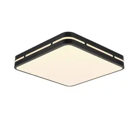 Immax NEO LITE PERFECTO SMART lampa sufitowa kwadratowa 30cm 24W czarna / TUYA / Wi-Fi