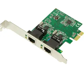 LogiLink PC0075 / karta sieciowa PCIe / 2x RJ45 / 1Gbps 