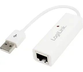 LogiLink UA0144B / Adapter USB Ethernet / USB-A 2.0 / RJ-45 / 100Mbps