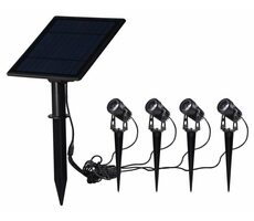ODBLASKI Immax NEO LITE SMART solarny reflektor punktowy / RGB / IP65 / Bluetooth / TUYA