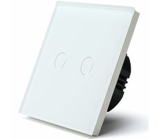 iQtech Millennium NoN Zigbee IQTJ011 biały / Inteligentny przełącznik / Zigbee / 2x przycisk