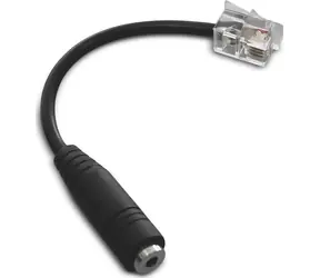 Sonoff Adapter czujnika 2,5 mm Jack (F) - RJ9 (M) 5 cm czarny
