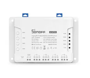 Sonoff 4CH PRO R3 / Inteligentny przełącznik / 4 kanały / Wi-Fi / eWeLink