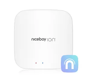 Niceboy ION ORBIS Bridge biały / Jednostka sterująca do ION ORBIS / zasięg 90m / WiFi / ZigBee 3.0 / Bluetooth 5.0