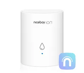 Niceboy ION ORBIS Czujnik wody biały / Detektor wycieku wody / ZigBee / Bluetooth / MESH