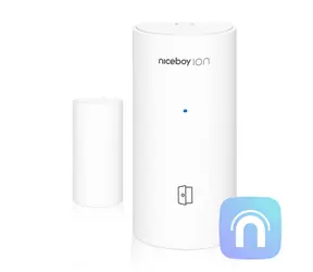 Niceboy ION ORBIS Czujnik okna i drzwi biały / Detektor otwarcia drzwi i okien / ZigBee / Bluetooth / MESH