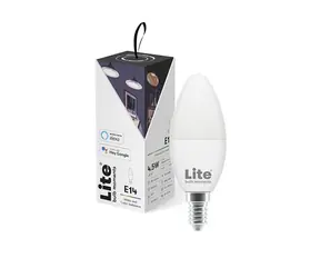 Żarówka Lite Moments Inteligentna żarówka - E14 / RGB / 5W / 2700-6500K / E14 / Google Home / Alexa